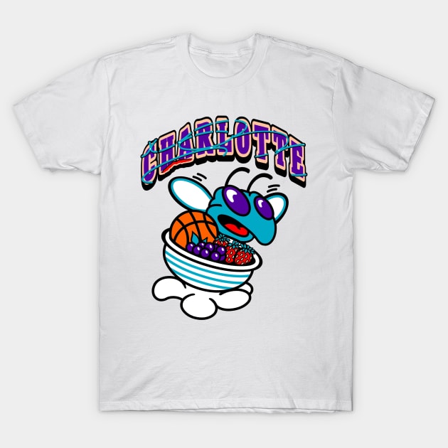 Charlotte Hornets "Wild Berry" T-Shirt by ThePunkPanther